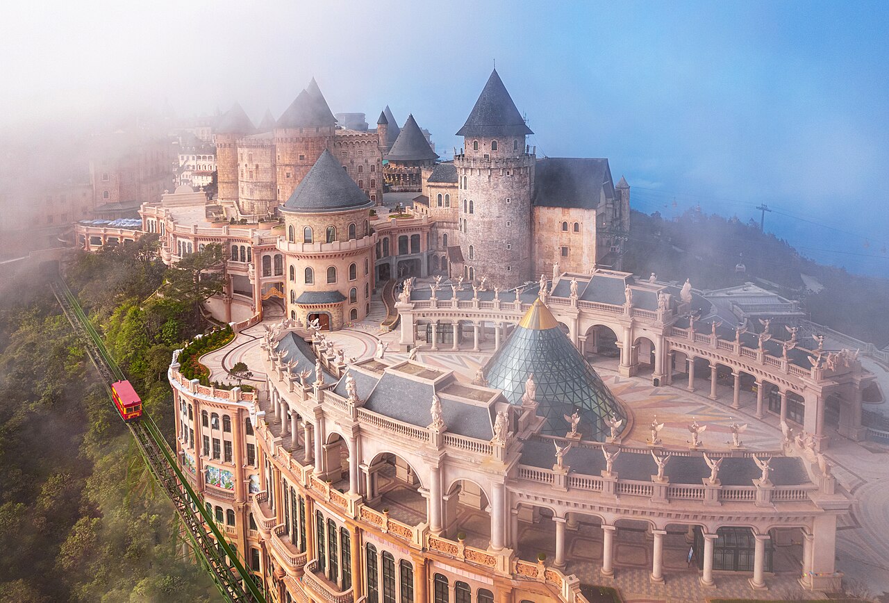 French Village in the clouds